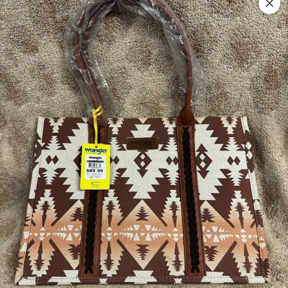 Wrangler Aztec Carry All Tote